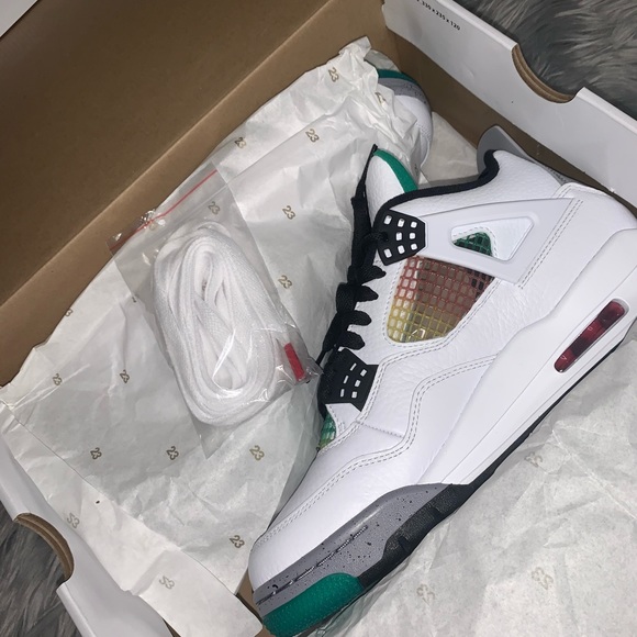 jordan 4 green rasta